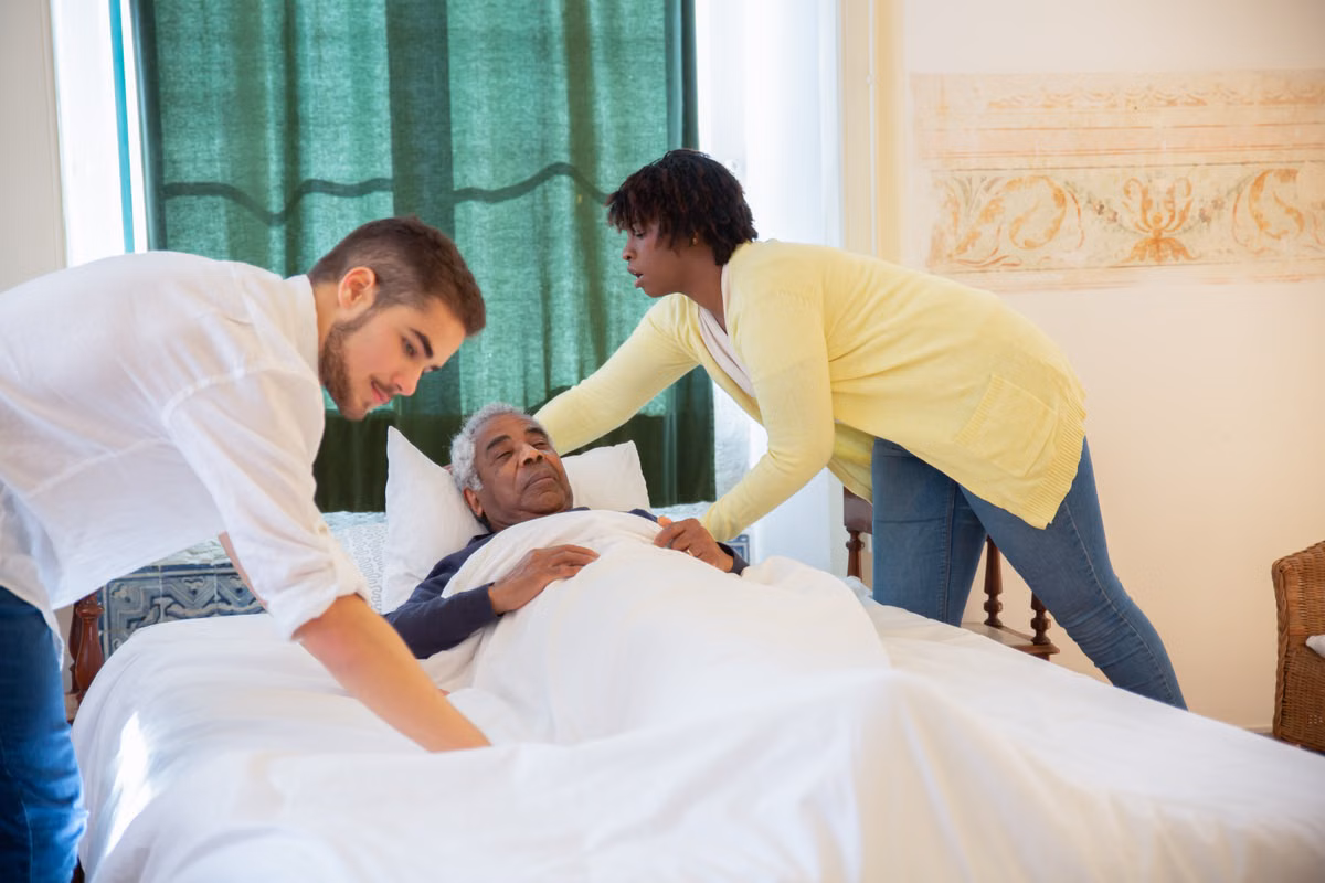 Dedicated caregiver assisting a client in Sydney, NSW